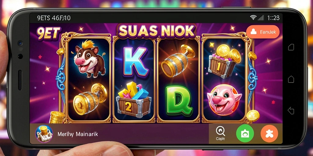 Tampilan gameplay Slot yang menarik dan energik