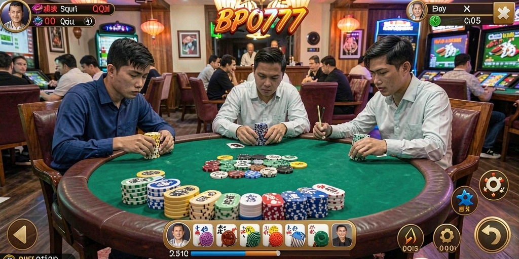 Tampilan gameplay QiuQiu yang seru dari BPO777.
