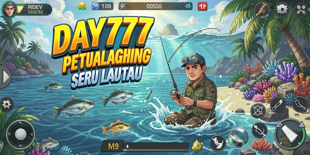 Tangkapan ikan besar dalam gameplay DAY777 yang menantang.