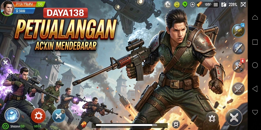 Tampilan aksi mendebarkan dalam gameplay DAYA138 yang penuh tantangan.