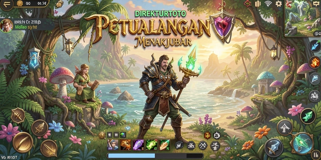 Tampilan gameplay <strong>DIREKTURTOTO</strong> yang mengesankan dengan aksi RPG yang seru.