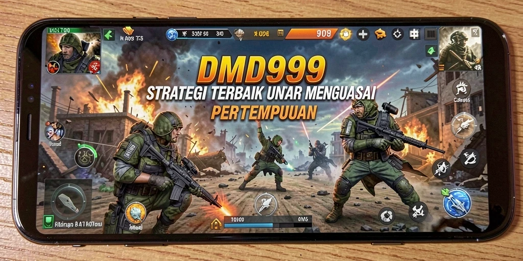 Gameplay DMD999 yang menantang dengan taktik strategis.