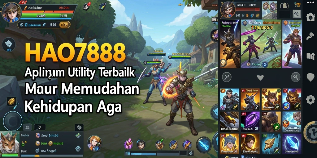 Tampilan utama HAO788 dengan fitur utilitas yang lengkap.