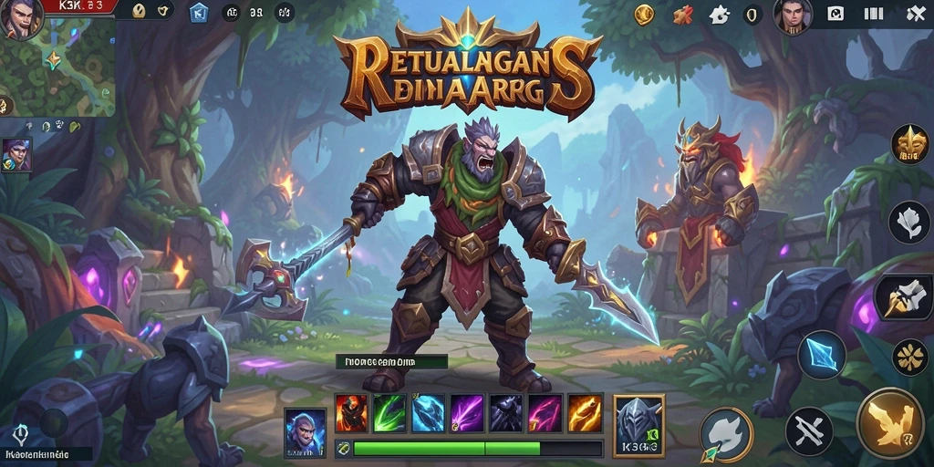 Screenshot K3K3 menampilkan aksi pertarungan dalam game ARPG.