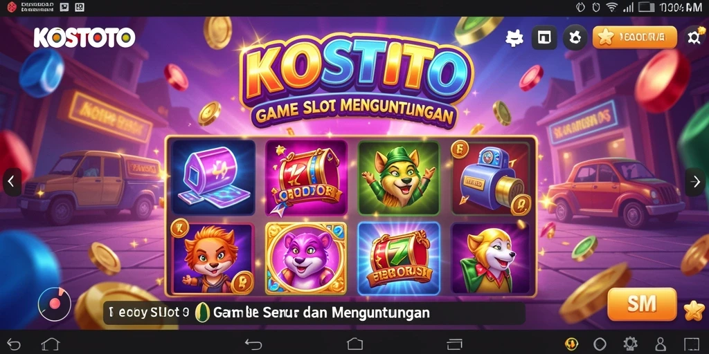 Tampilan gameplay KOSTOTO yang menarik dan mengasyikkan.