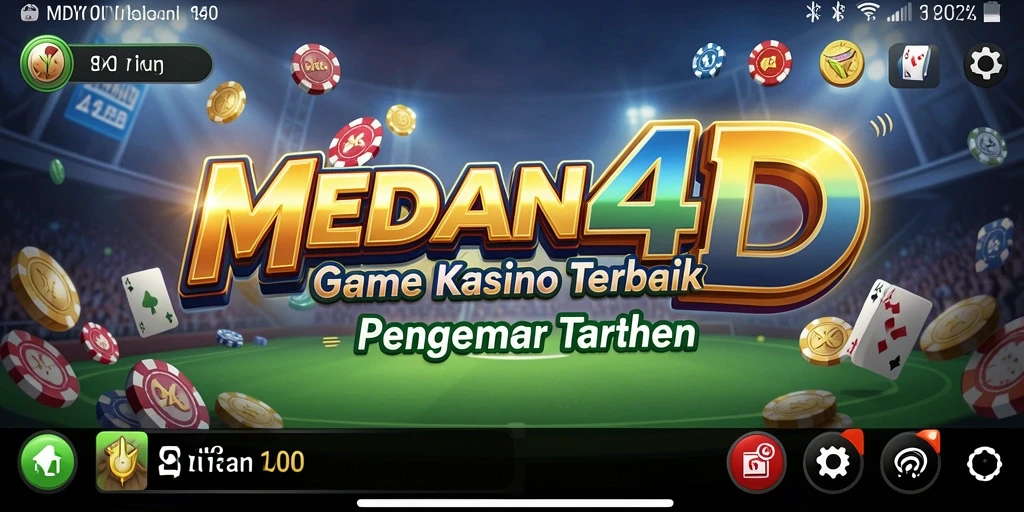 Tampilan menarik dari gameplay <strong>MEDAN4D</strong> dalam aksi kasino.