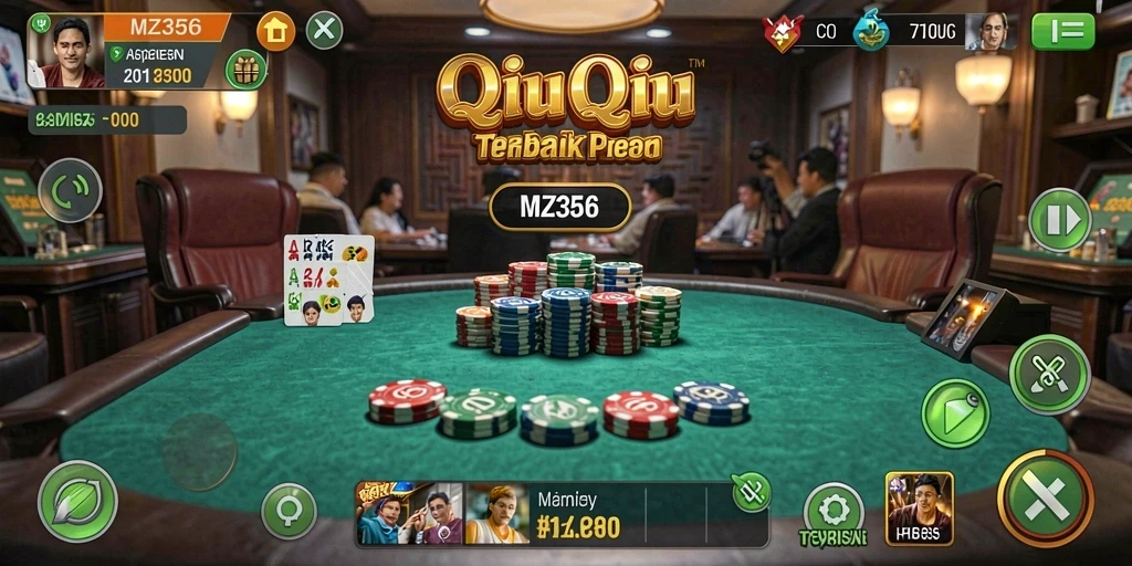 Tampilan gameplay seru dan menantang dari MZ356 di QiuQiu.