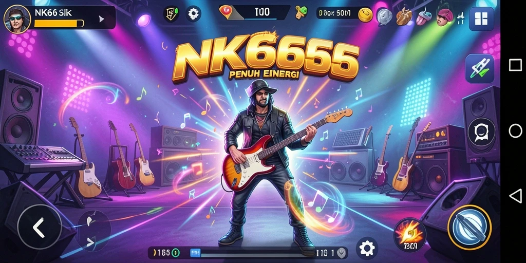 Tampilan gameplay NK666 yang menarik dan penuh ritme.