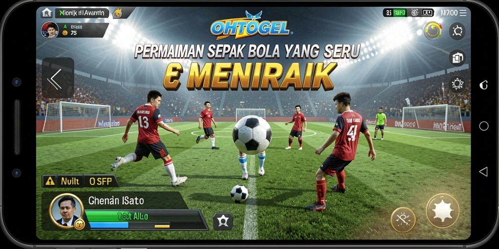 Gameplay menarik dalam OHTOGEL dengan grafis sepak bola yang menawan.