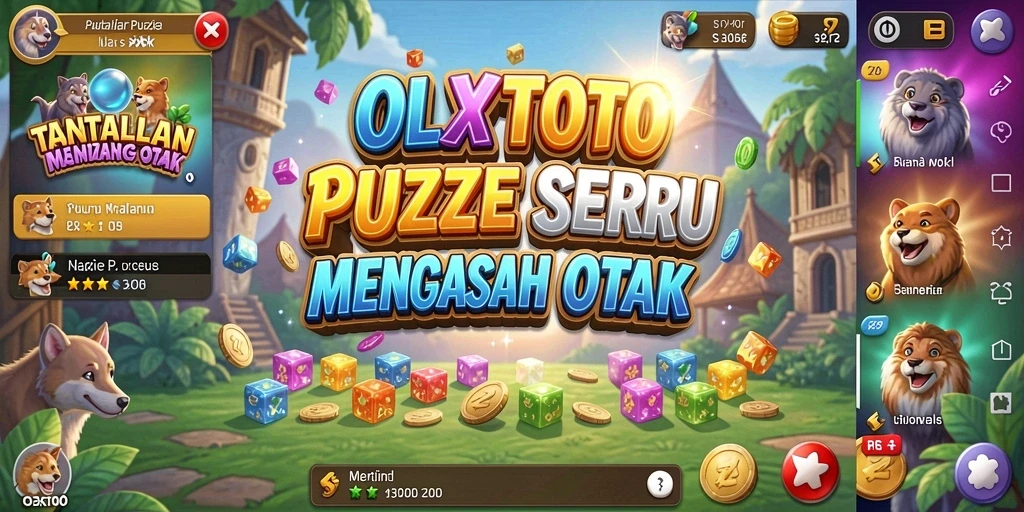 Screenshot OLXTOTO menampilkan gameplay yang dinamis dan menarik dalam puzzle.