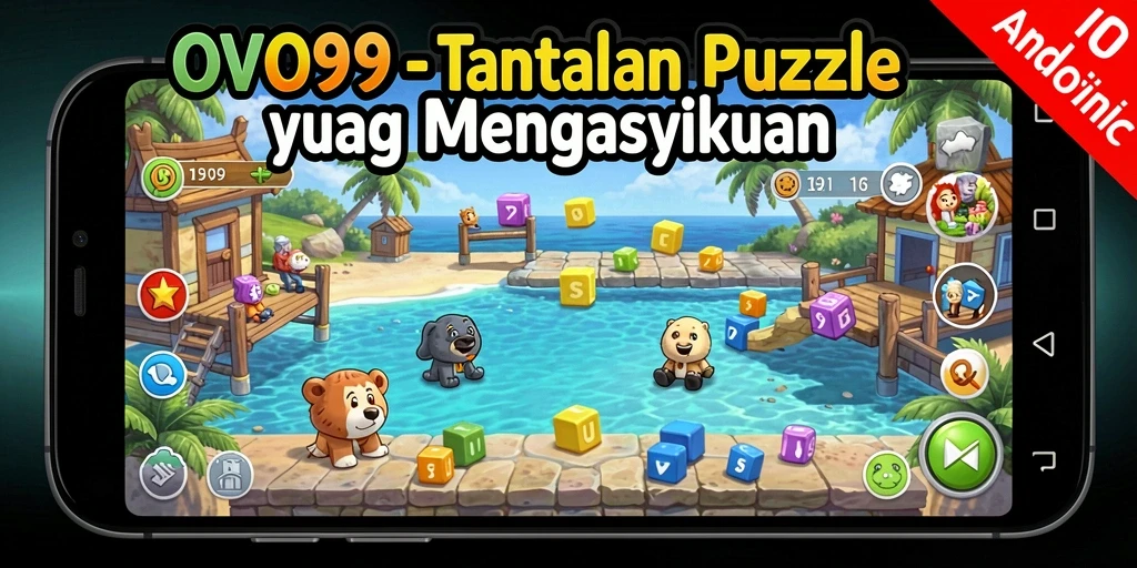 Tampilan gameplay Puzzle yang menantang dan menghibur.
