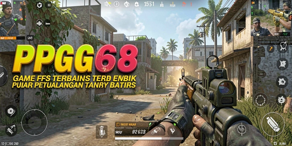 Tampilan gameplay PGG68 dengan aksi tembak-menembak yang intens.