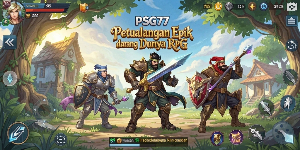 Screenshot gameplay PSG77 yang menunjukkan pertempuran seru.