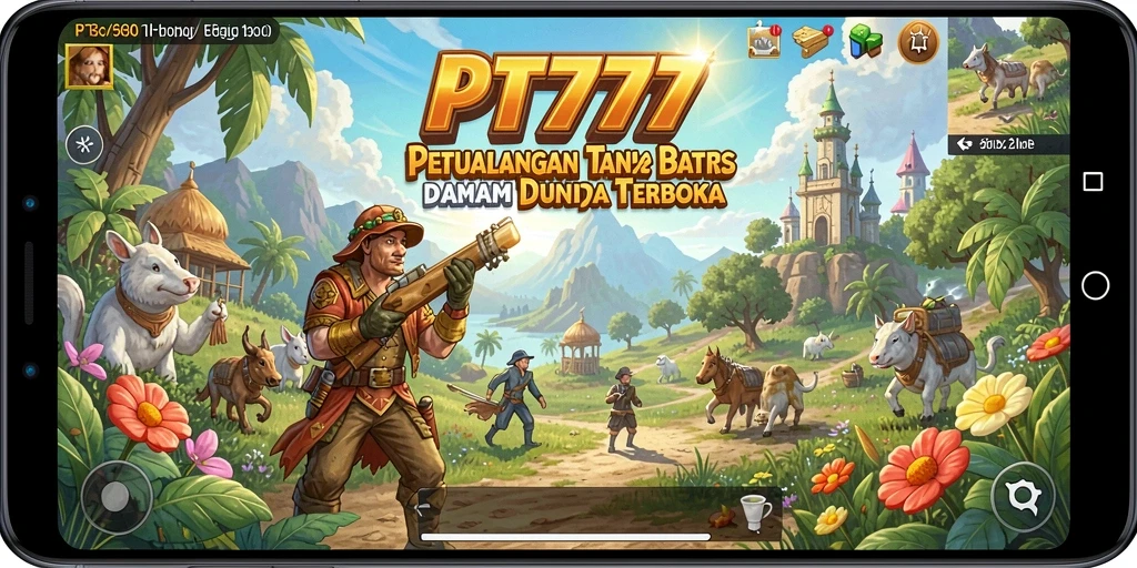 Tampilan gameplay PT777 menampilkan petualangan seru di dunia terbuka yang menakjubkan.