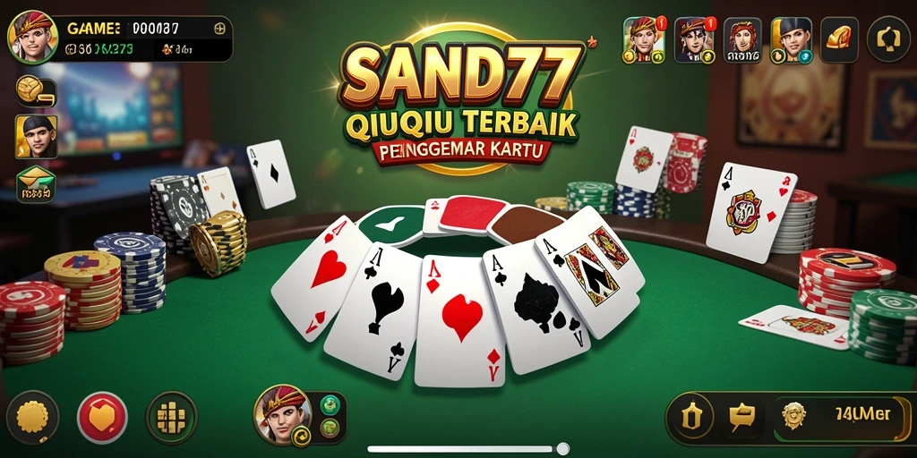 Tampilan gameplay SAND77 yang seru dan menantang di QiuQiu.