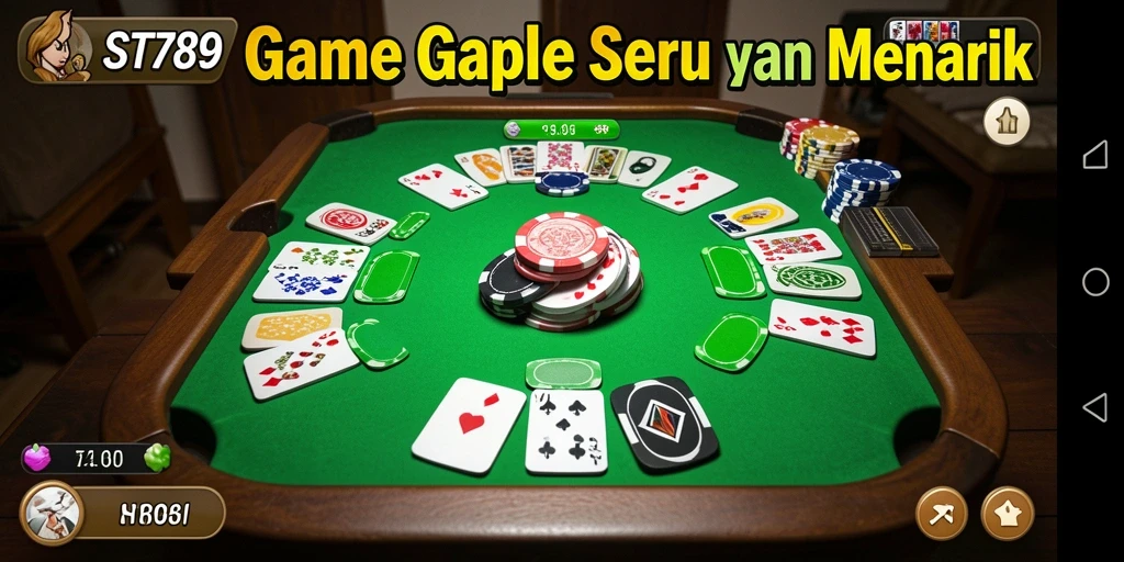 Tampilan gameplay Gaple yang menarik di ST789.