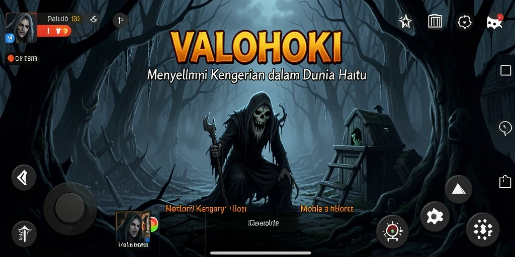 Screenshot VALOHOKI menampilkan suasana gameplay yang mencekam dan menakutkan.